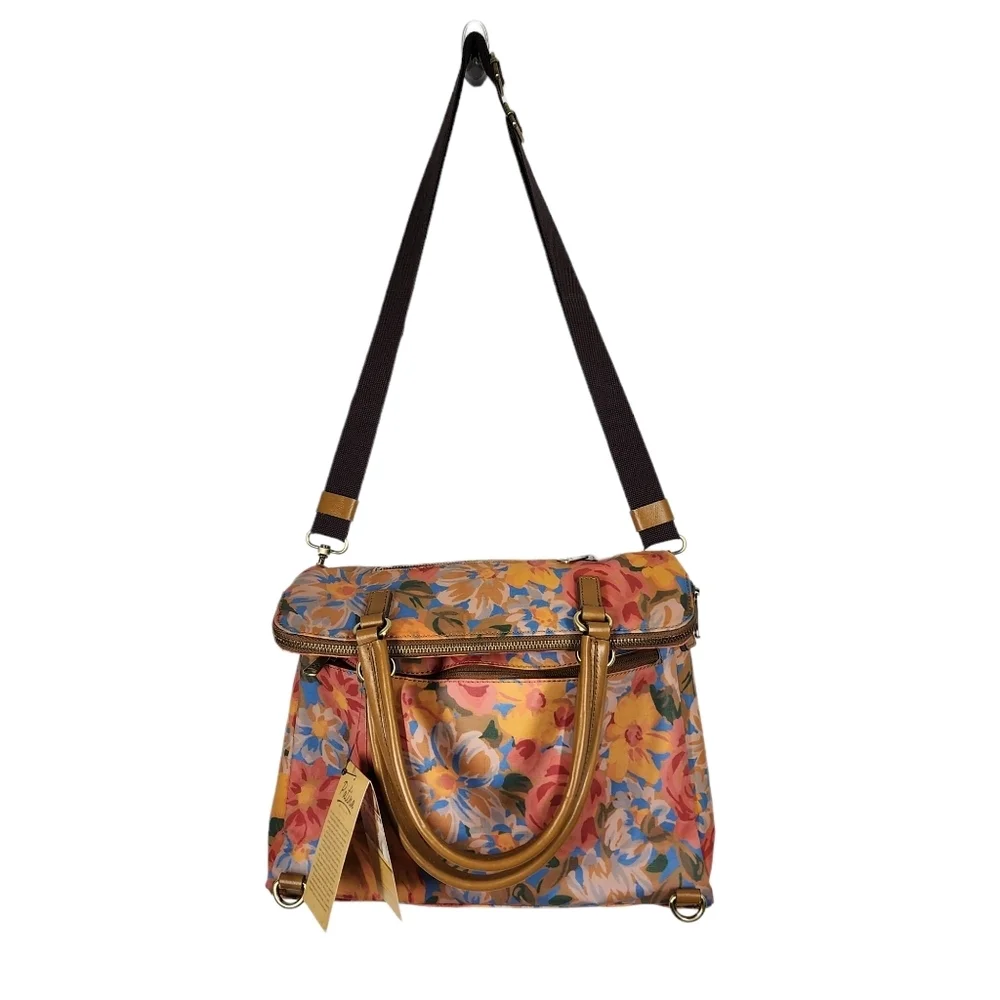 PATRICIA NASH COATED CANVAD TRAPANI CONVERTIBLE BACKPACK
